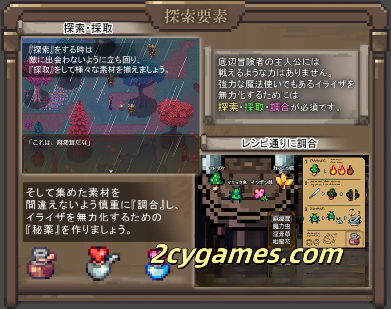 图片[2]-[PC+安卓][日系RPG/汉化] 伊丽莎的秘密药水 汉化版[1.33G]-2cygames