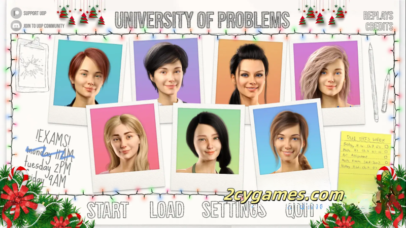 [PC+安卓][欧美SLG/汉化/动态]学院情缘 问题大学 欲望大学 [v1.5.0 Extended] University of Problems [12.3G]-2cygames