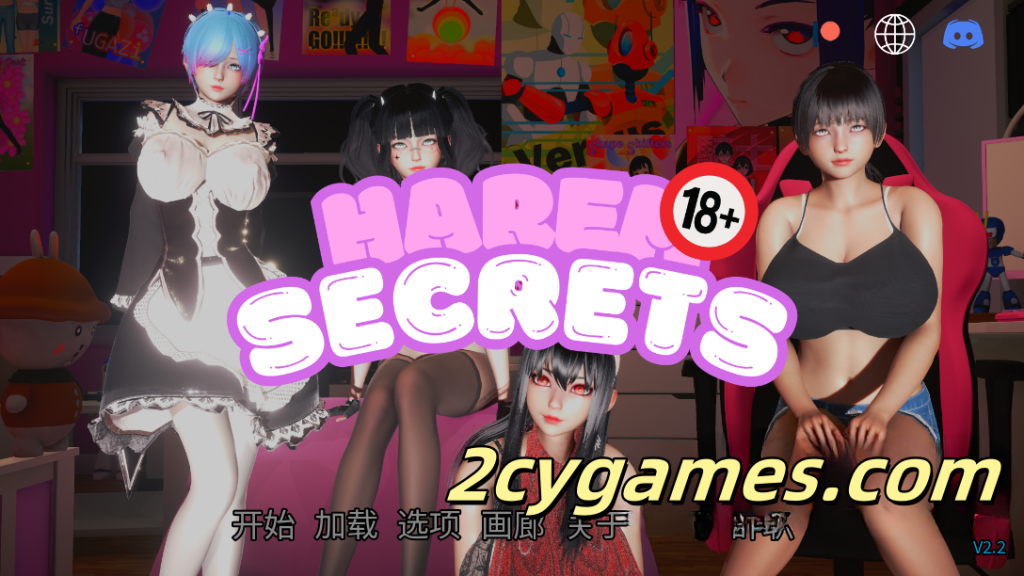 [PC+安卓] [亚洲SLG/汉化/动态]后宫秘密 [v2.2] Harem Secrets [2.7G]-2cygames