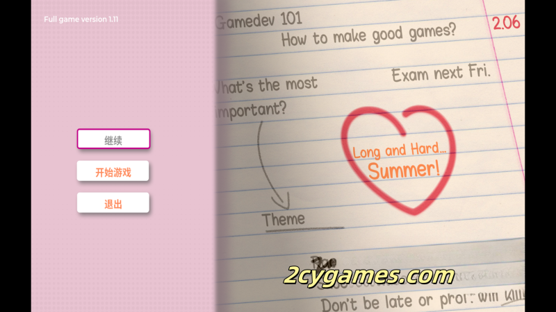[PC][SLG/官中]漫长而艰难的夏天 Ver1.11 Long and Hard…Summer! 官方中文步兵版+DLC【544M】-2cygames