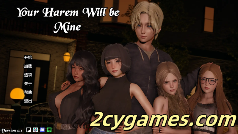 [PC+安卓][亚洲SLG/汉化/动态] 你的后宫将属于我 [v0.1] Your Harem Will Be Mine [3.9G]-2cygames