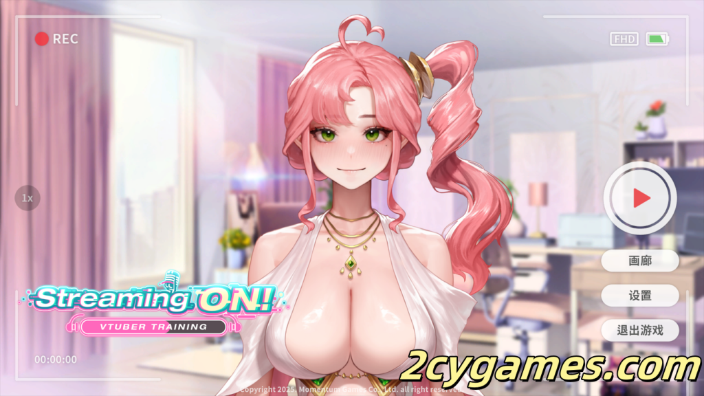 [PC][日系SLG/官中/全动态]直播吧！VTuber训练！Streaming ON!VTuber Training 官方中文步兵版[698M]-2cygames