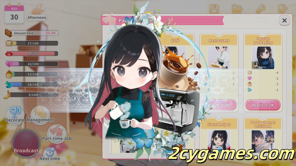 图片[4]-[PC][日系SLG/官中/全动态]直播吧！VTuber训练！Streaming ON!VTuber Training 官方中文步兵版[698M]-2cygames
