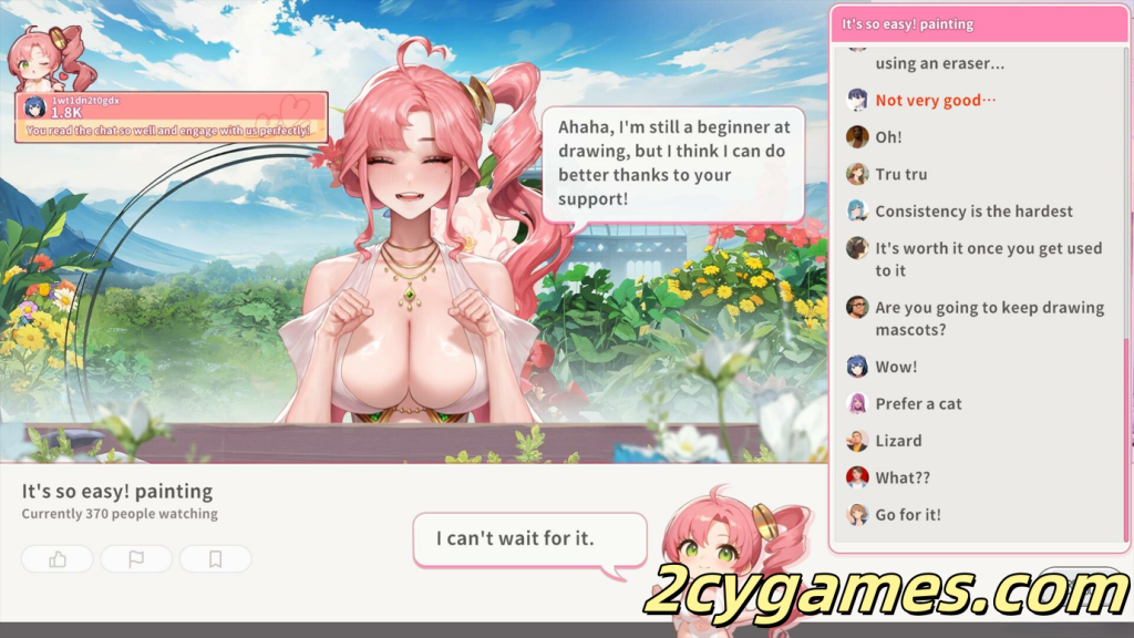 图片[5]-[PC][日系SLG/官中/全动态]直播吧！VTuber训练！Streaming ON!VTuber Training 官方中文步兵版[698M]-2cygames