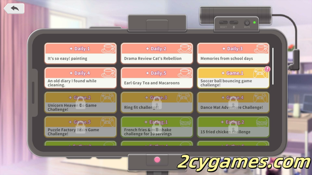 图片[6]-[PC][日系SLG/官中/全动态]直播吧！VTuber训练！Streaming ON!VTuber Training 官方中文步兵版[698M]-2cygames