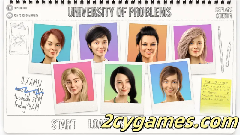 [PC+安卓][欧美SLG/汉化/动态]学院情缘 问题大学 欲望大学 [v1.6.5 Extended] University of Problems [5.66G]-2cygames