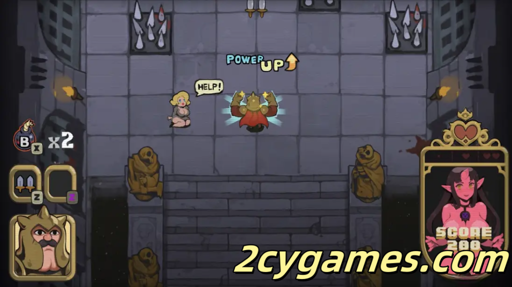 图片[2]-[PC] [ACT/官中/步兵] 蜜臀骑士 ButtKnight 官方中文步兵版 [2.17G]-2cygames