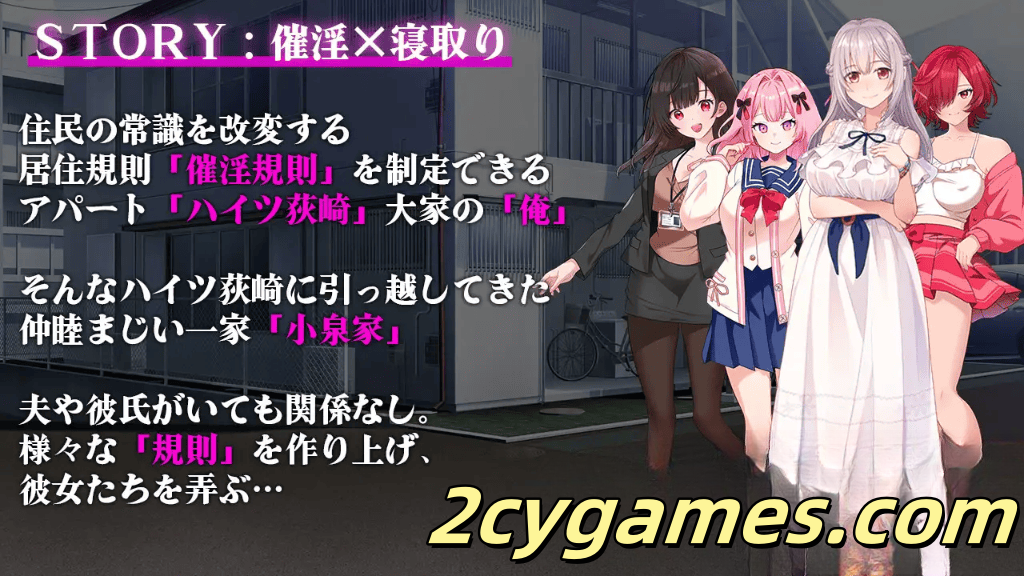 图片[2]-[PC+安卓] [日系RPG/汉化] 通过催情居住规则支配居民～ 汉化版 [1G]-2cygames