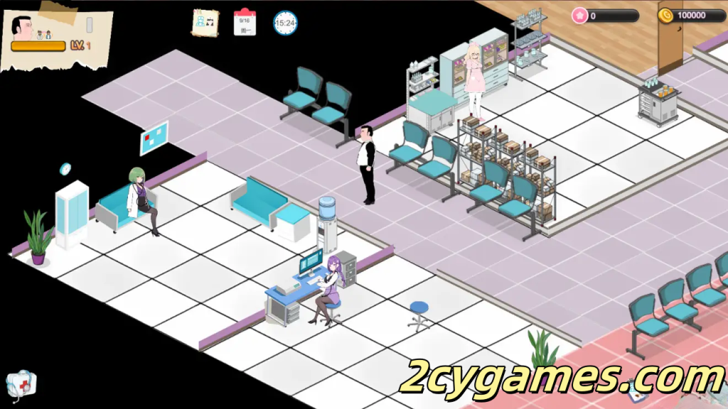 图片[2]-[PC][SLG/官中/动态/无码]黑山综合医院 BM General Hospital Ver2.9.1 官放中文步兵版 [1.96G]-2cygames