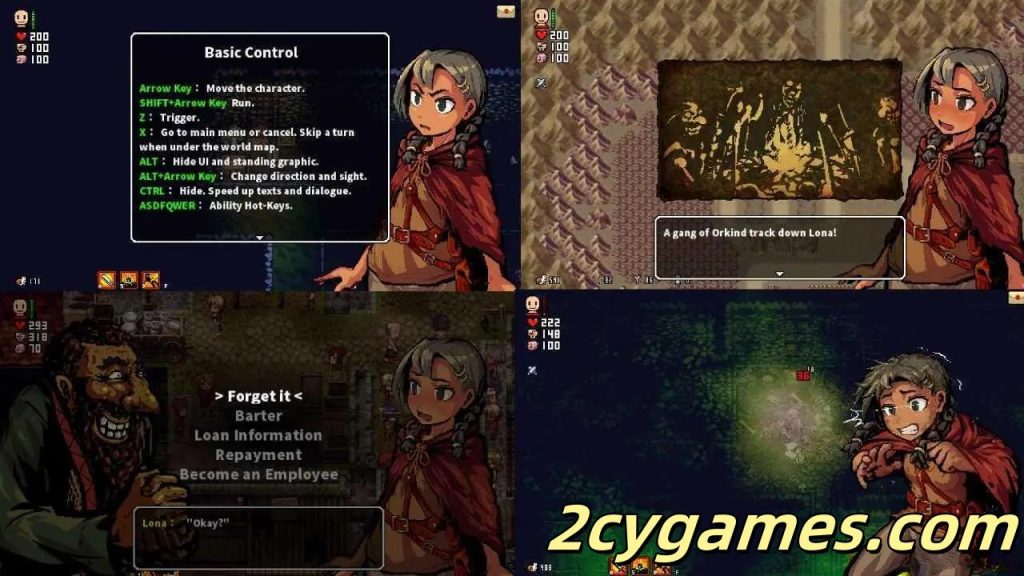 图片[5]-[PC][黑暗ACT/中文/全动态]洛娜的世界RPG LonaRPG Ver0.9.8.5.0 官方中文步兵版[695M]-2cygames