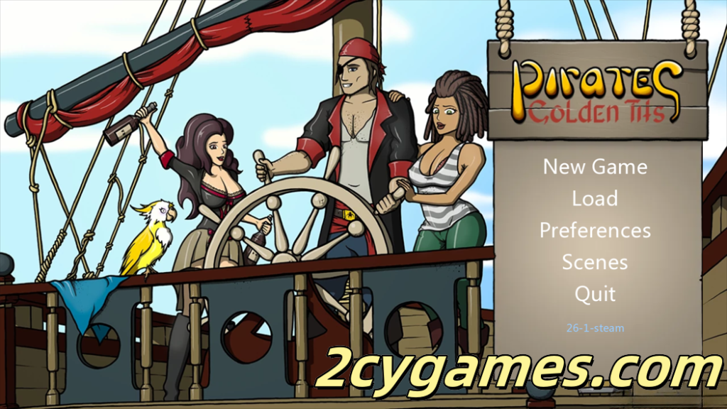 [PC][欧美SLG/官中/动态] 海盗游记：豪金巨乳 Pirates Golden Tits Chapter1 26-1 官方中文正式版 [1.10G]-2cygames