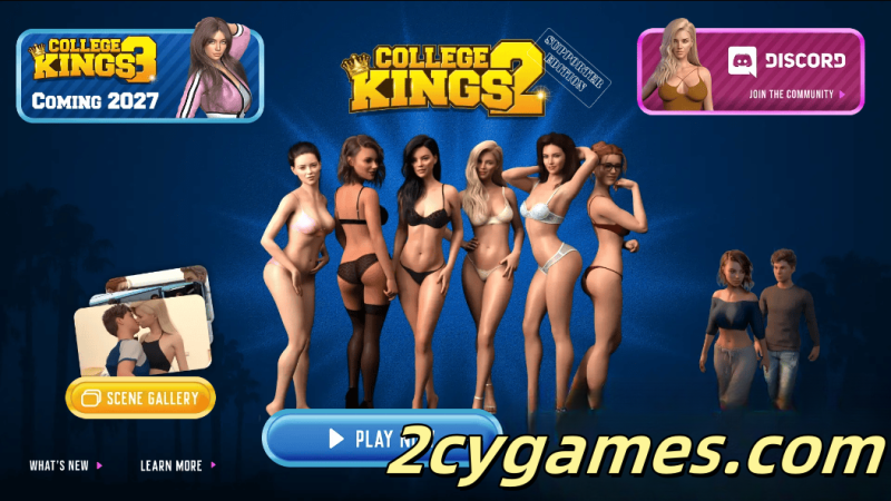 [PC+安卓][欧美SLG/汉化/动态] 大学之王 [Act 2 v6.3.1] College Kings [14.7G]-2cygames