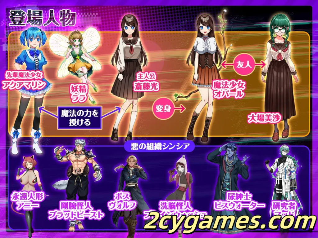 图片[3]-[PC+安卓joi][日系RPG精品/官中/步兵]魔法少女欧珀 魔法少女オパール 官方中文步兵版[2.04G]-2cygames
