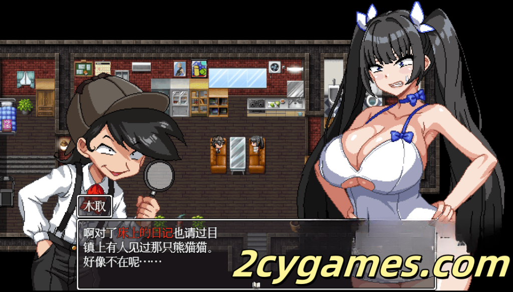 图片[5]-[PC+安卓] [像素RPG/汉化/动态] 爆乳侦探！玉串爱音的事件簿 汉化版 [2.22G]-2cygames