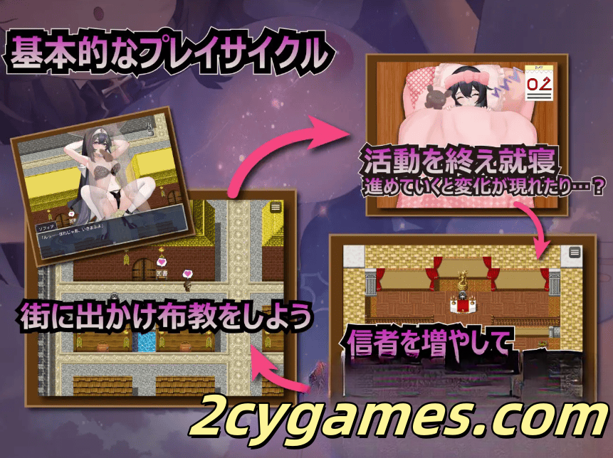 图片[5]-[PC+安卓] [日系RPG/汉化/动态] 纯真修女与淫乱魅魔的禁忌誓约 汉化版 [2G]-2cygames
