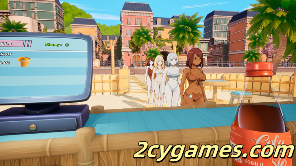 图片[2]-[PC][3D互动/中文/步兵] 二次元老婆沙滩酒吧 Waifu Beach Bar 官方中文步兵版 [2.62G]-2cygames