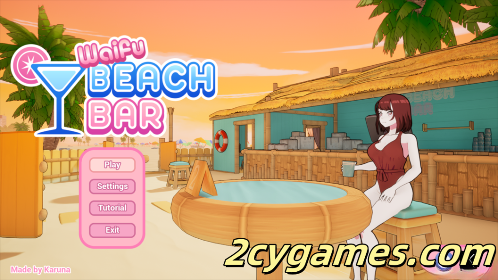 [PC][3D互动/中文/步兵] 二次元老婆沙滩酒吧 Waifu Beach Bar 官方中文步兵版 [2.62G]-2cygames