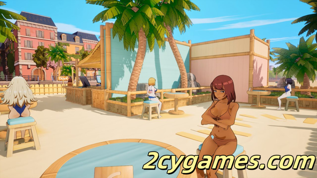 图片[3]-[PC][3D互动/中文/步兵] 二次元老婆沙滩酒吧 Waifu Beach Bar 官方中文步兵版 [2.62G]-2cygames