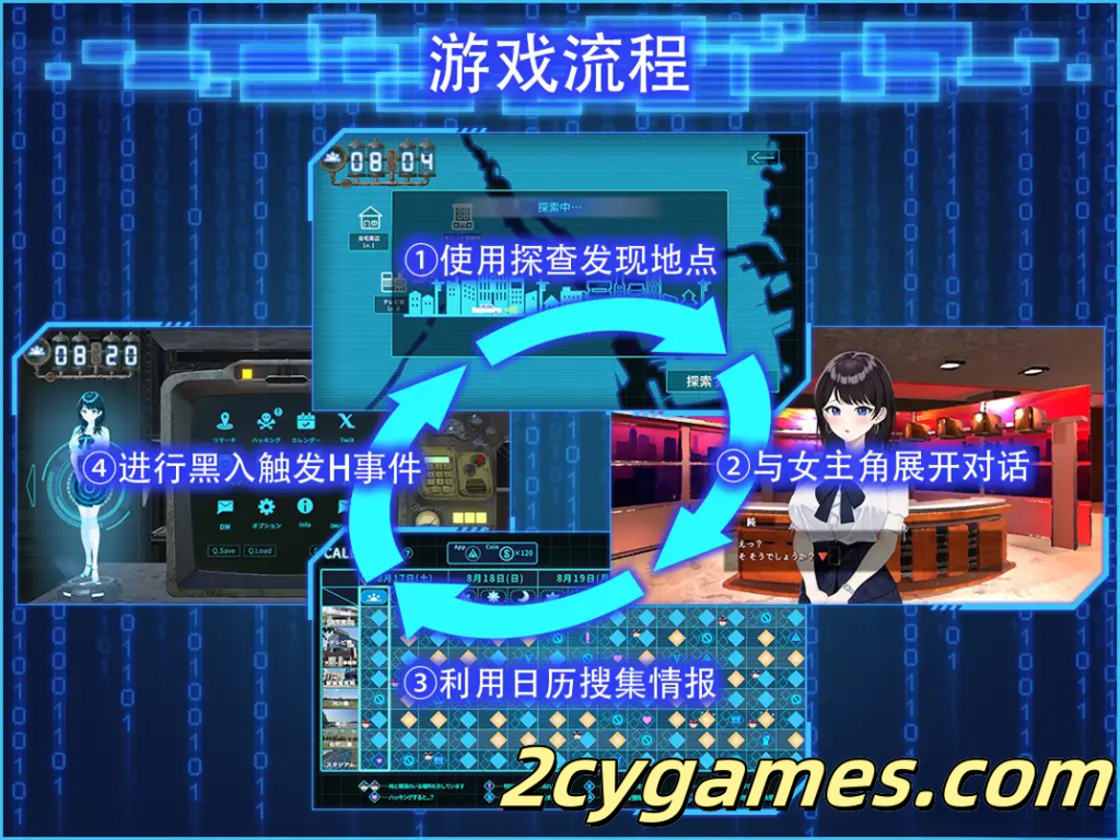 图片[2]-[PC][互动SLG/官中/步兵/NTR] LOOK.hacII -手机摄像头X盗摄2- Ver1.4 官方中文步兵版+DLC [5.65G]-2cygames