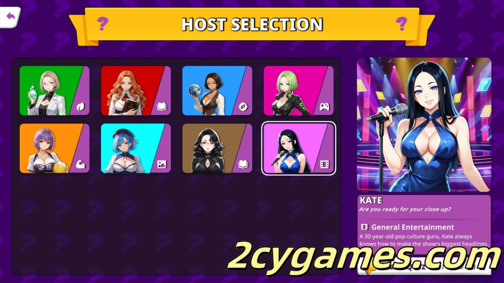 图片[3]-[PC] [SLG/官中/动态] 性感问答秀 A Sexy Quiz Show Ver0.8.3 Demo 官方中文版 [470M]-2cygames