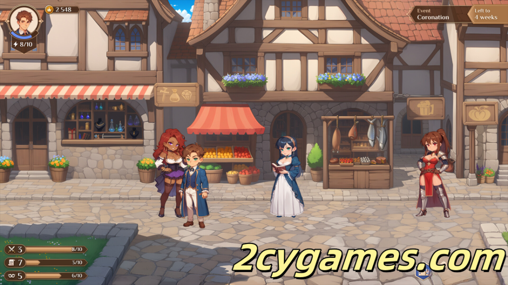 图片[4]-[PC][互动SLG/官中/动态]成王之路 成为国王 Becoming a King Ver1.01 官方中文版[5.81G]-2cygames