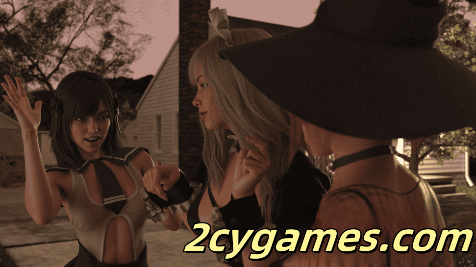 图片[4]-[PC+安卓][欧美SLG/汉化/动态] 不给糖就捣蛋 [v1.0] Trick Or Tease [1.19G]-2cygames