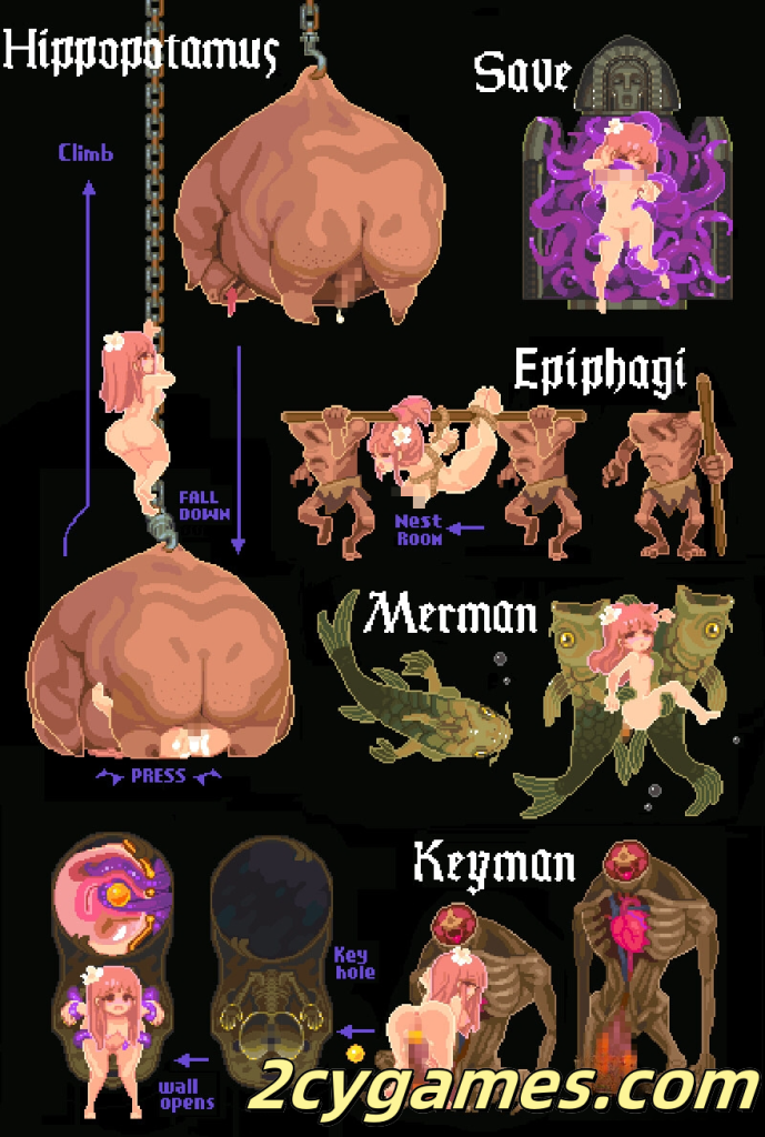 图片[2]-[PC] [像素ACT/官中/全动态]淫乱之神 ~ LEWD GOD ~淫神の捧げもの~ 官方中文版[185M]-2cygames