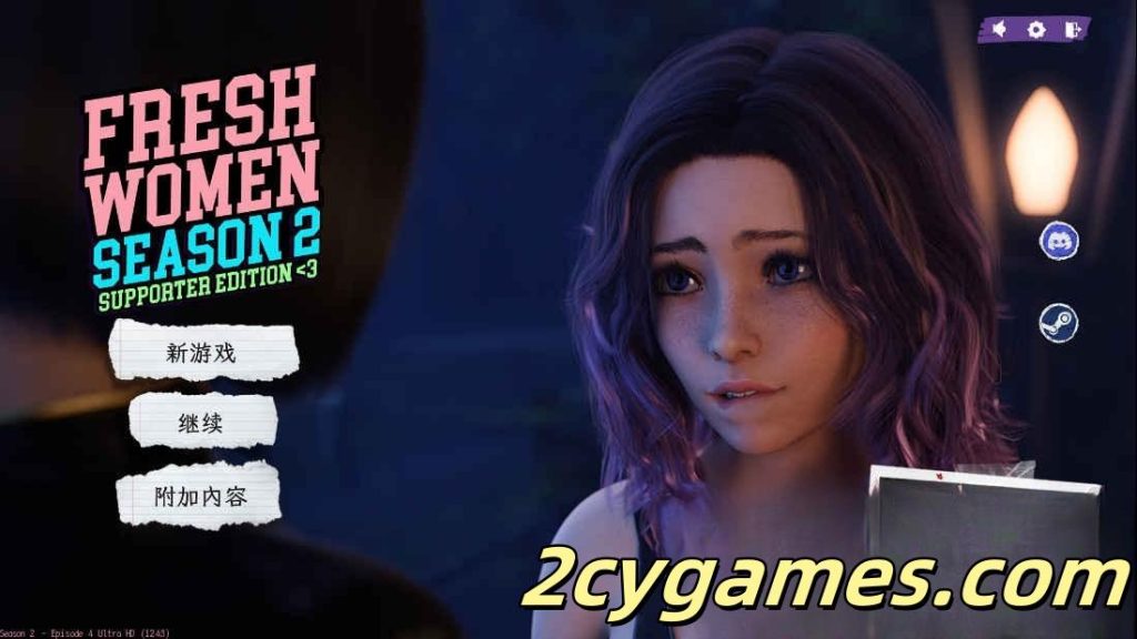 图片[1]-[PC][欧美SLG/官中/动态] 新生也疯狂 [DLC2] FreshWomen [23G]-2cygames