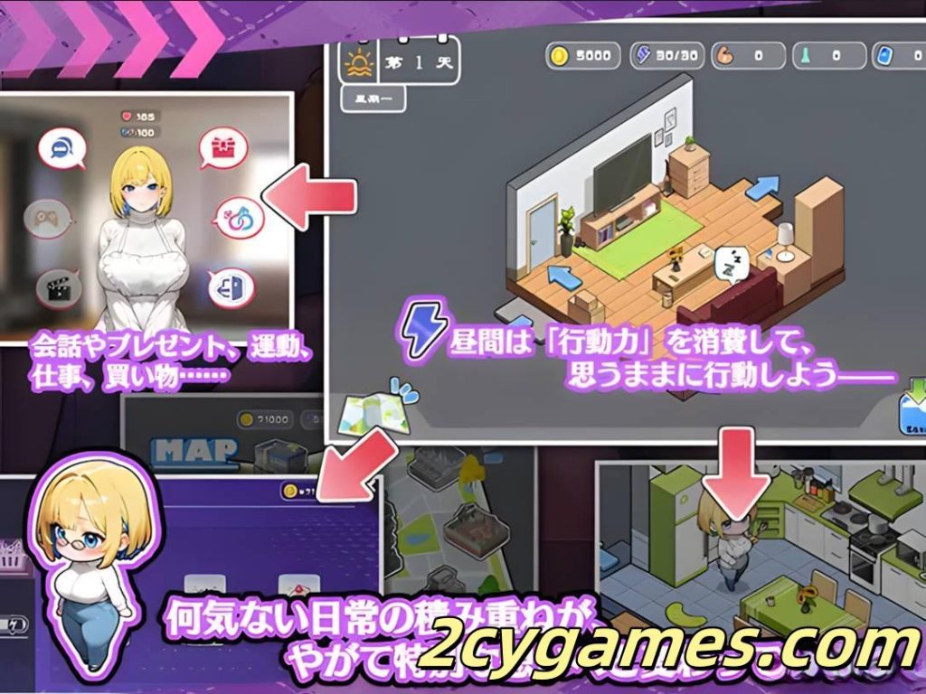 图片[3]-[PC][互动SLG/官中/全动态] 对姐姐保密的同居生活 官方中文版 [1.33G/全CV]-2cygames