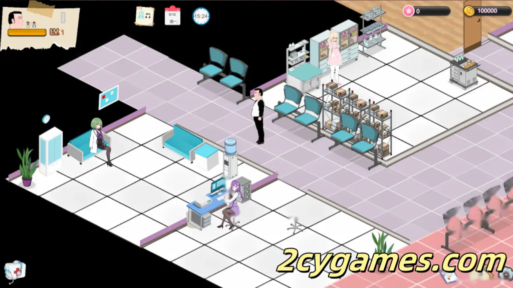 图片[2]-[PC] [经营SLG/官中/无码]黑山综合医院 黒山総合病院 BM General Hospital Ver3.6.7 官方中文步兵版[2.48G]-2cygames