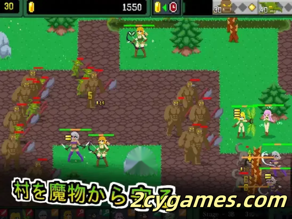 图片[3]-[PC][塔防SLG/官中/异种奸]精灵塔防 – 淫欲的魔物袭来！森林村庄的大危机！ 官方中文版[74.8M]-2cygames